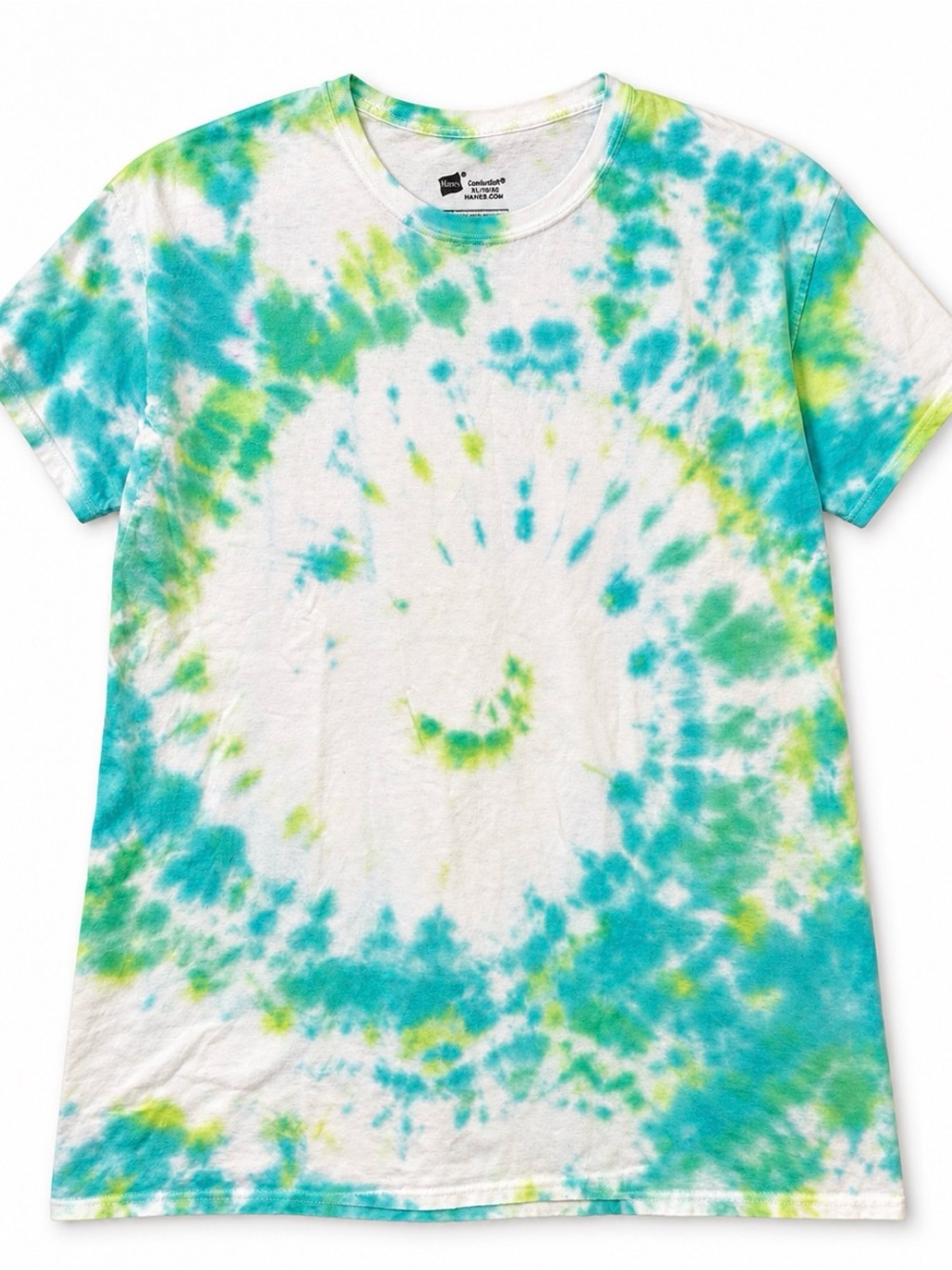 Tie-Dye Short Sleeve Tee - Green & Teal